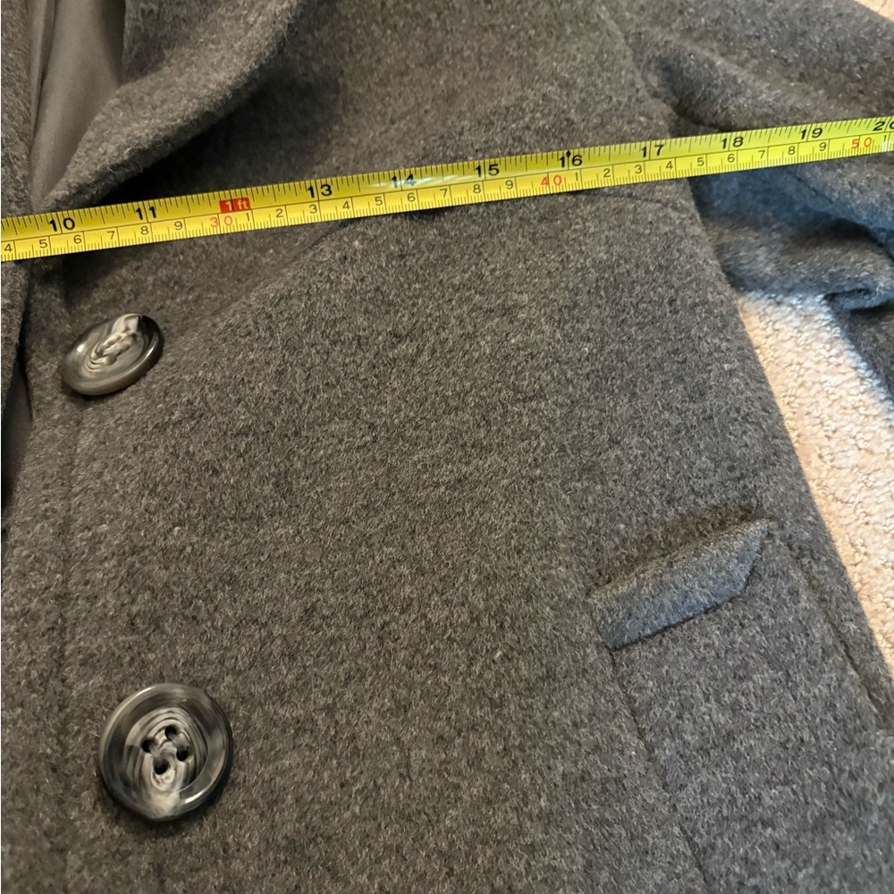 Talbots Angora Rabbit Hair, Wool Coat - Picture 3 of 8